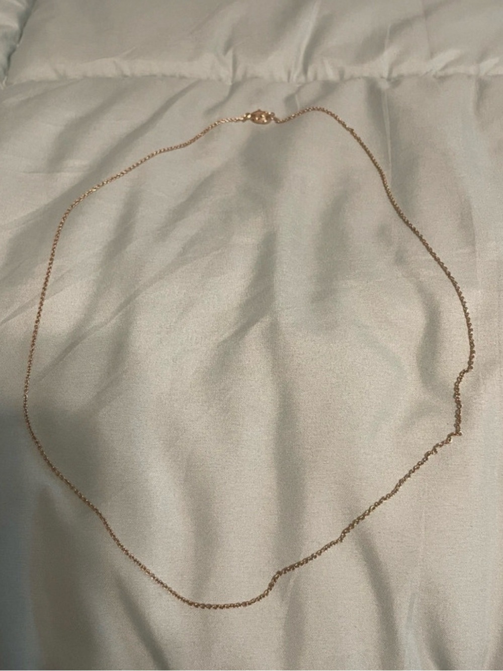 Delicate Rose Gold Chain Necklace